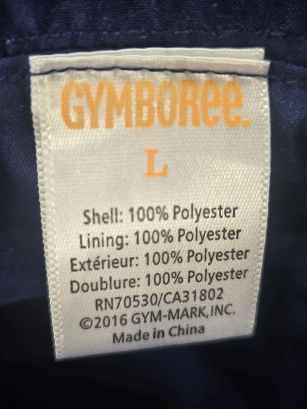 Kids Gymboree Navy Bucket Hat with Red Lobster Print Sz L ~ Bin 1L
